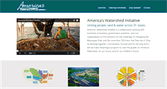 Desktop Screenshot of americaswatershed.org